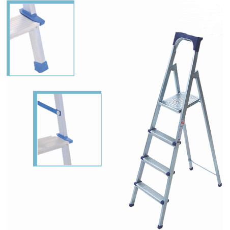 Steel Step Ladder 10 Step EM_610 - TURKEY