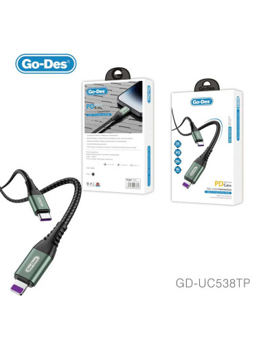 GD-UC538 USB C TO LIGHTING CABLE CONNECTION