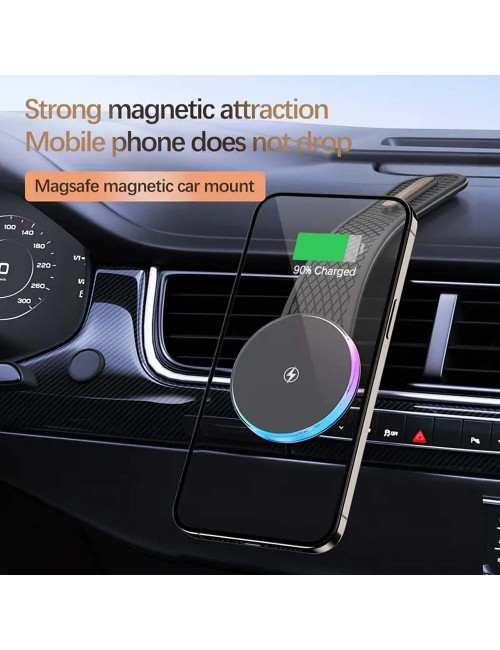 MAGNETIC WIRELESS CAR CHARGER & PHONE STAND X 12