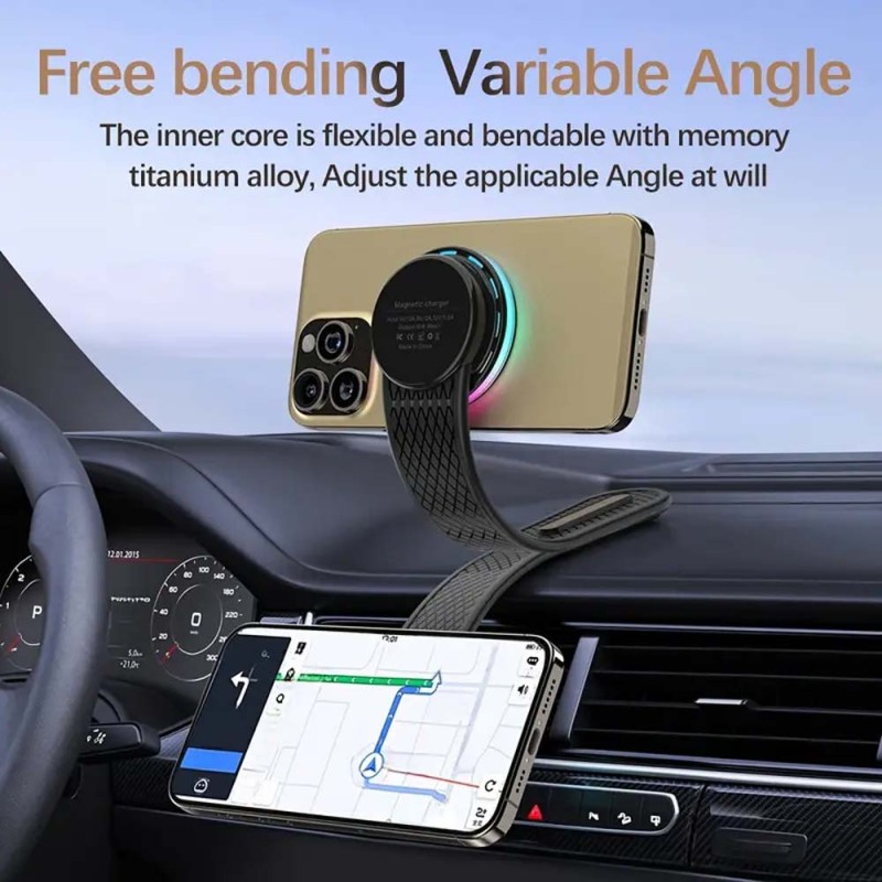 MAGNETIC WIRELESS CAR CHARGER & PHONE STAND X 12