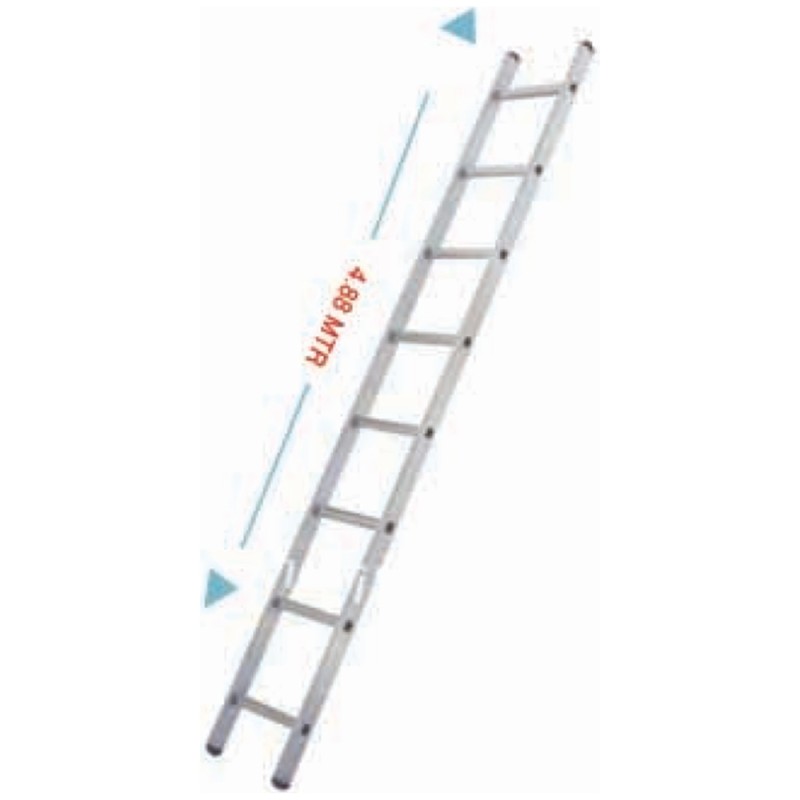 ALU . Single Straight Step Ladder 18 Step CSL-18 - KSA