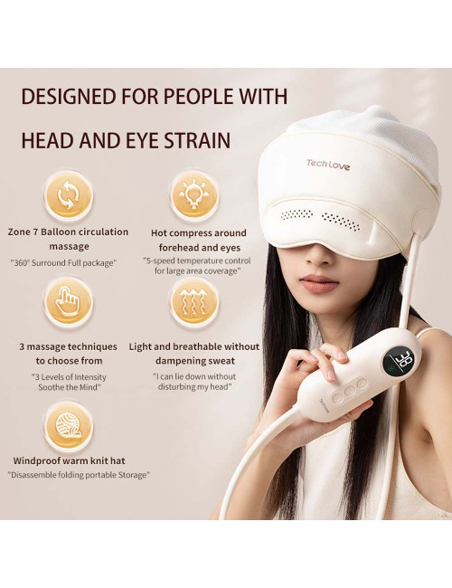 V02 TECHLOVE HEAD MASSAGER