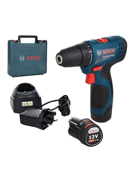 BOSCH GSB 120 CORDLESS DRILL 2 BATTERIES