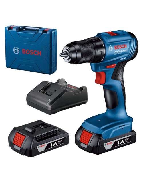 BOSCH GSR 185 18V CORDLESS IMPACT DRILL WITH BATTERIES