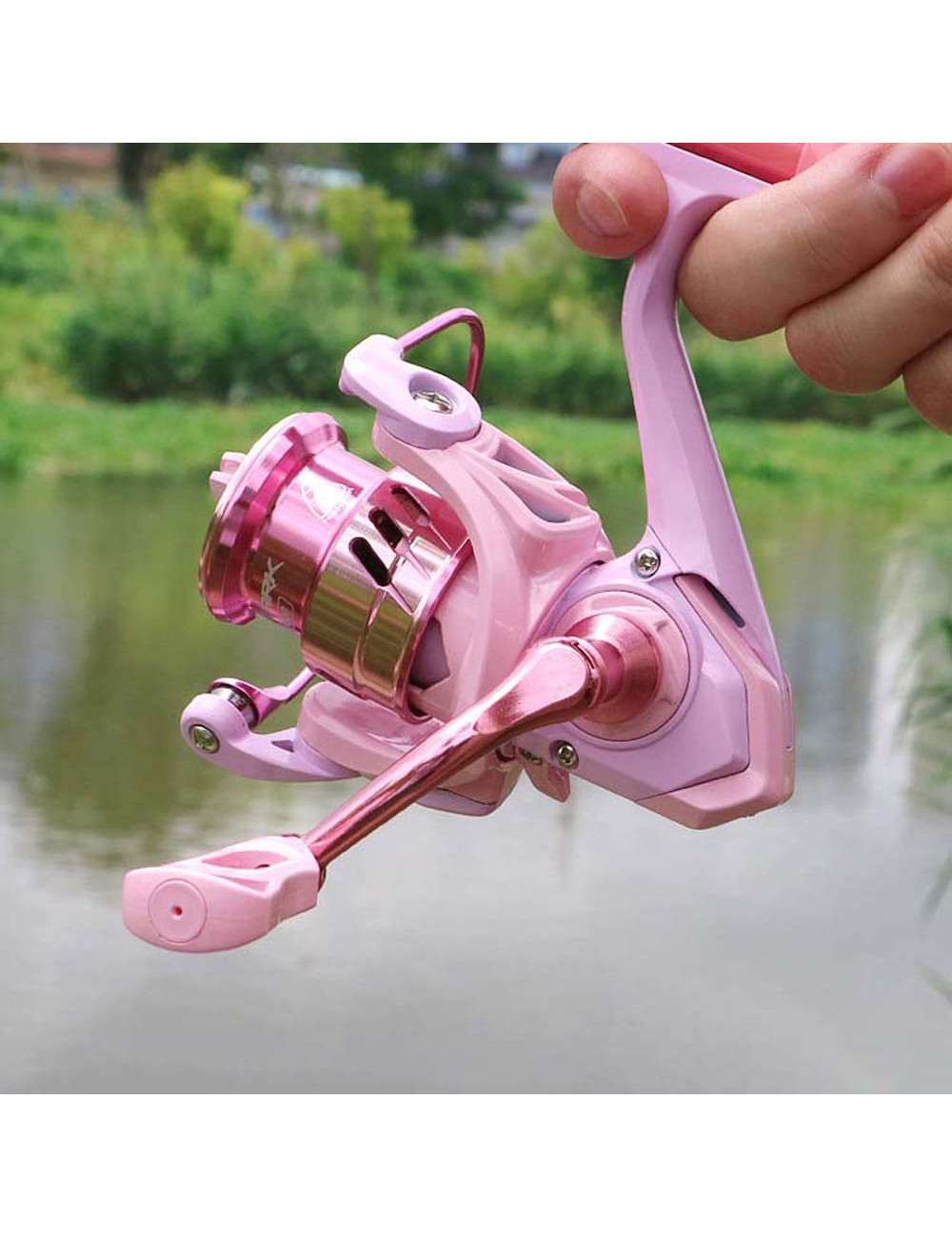 ماكينة سنارة وردي حجم 2000