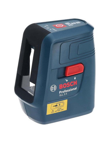 BOSCH GLL 3X PROFESSIONAL CROSS LINE LASER LEVEL WITH 3 LINES
