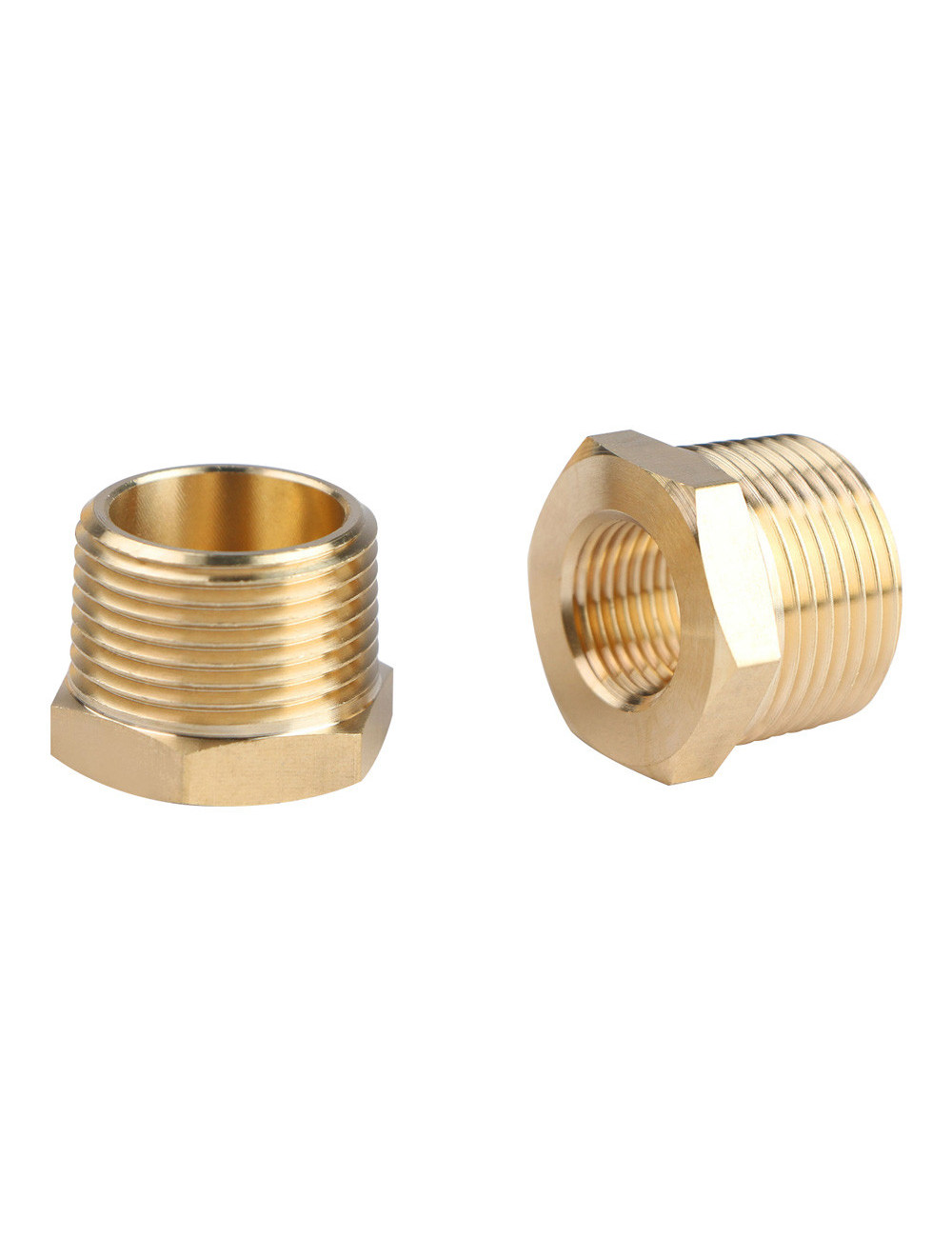 BRASS PIPE BUSHING 1/2" x 3/8"