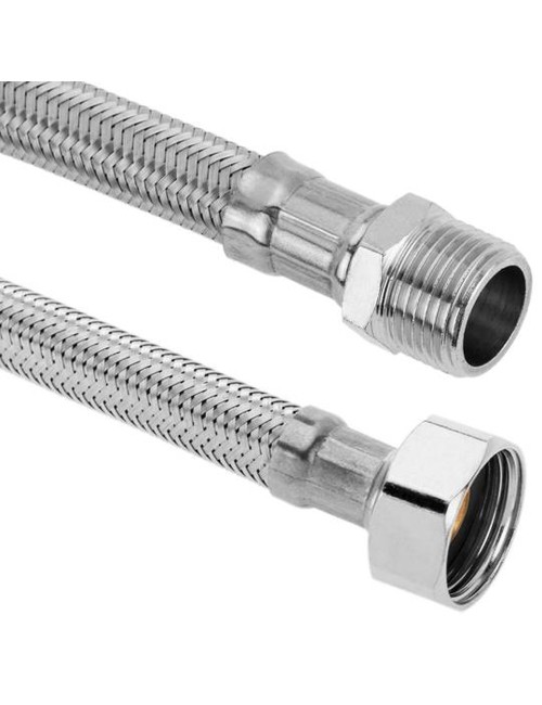 FLEXIBLE CONNECTION PIPE MALE THREAD 1/2 x 60