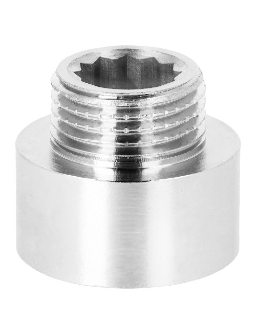 وصل ذكر كروم 1/2" × 3/4" × 20 ملى