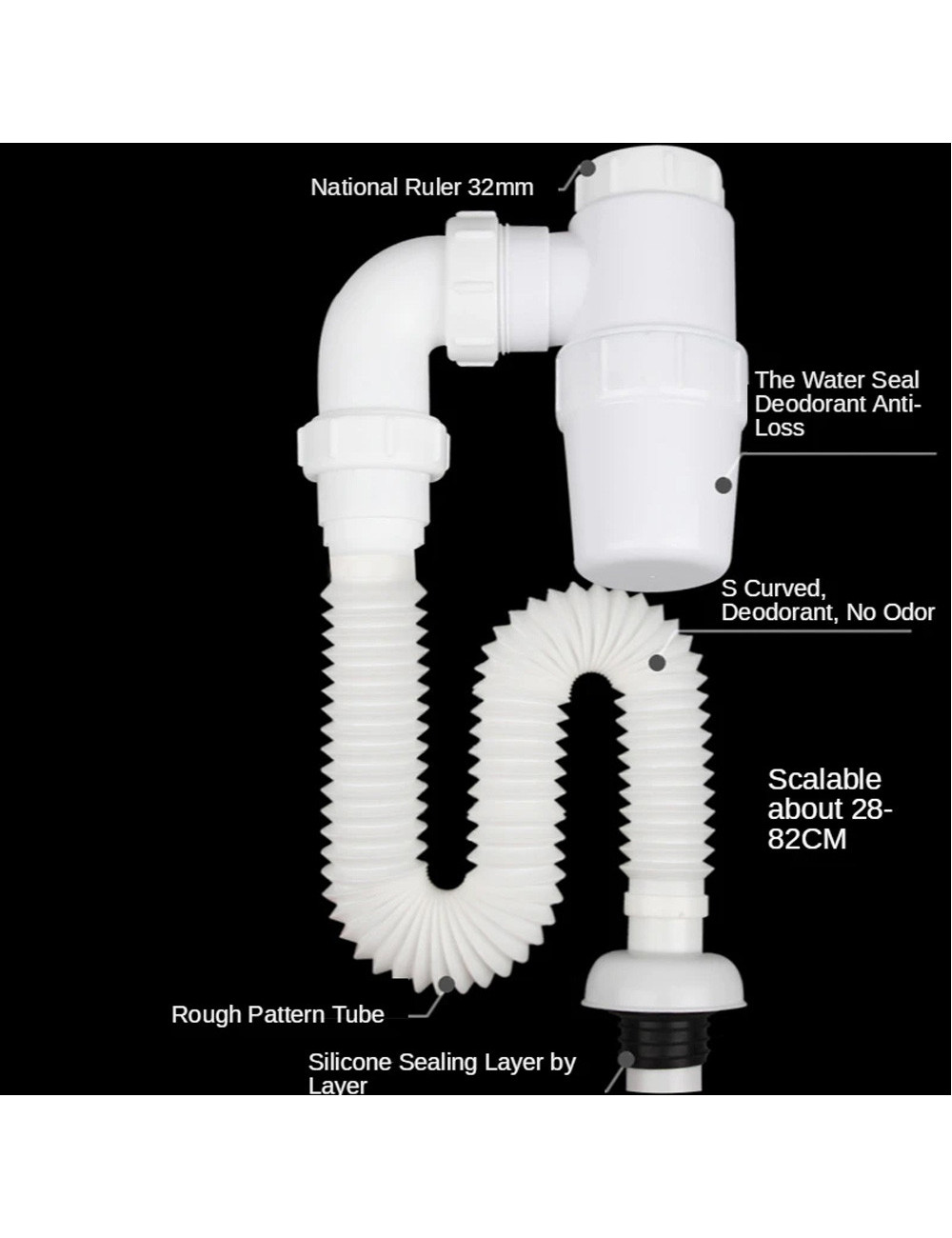 SINK SIPHON SWIVEL 1-1/2"