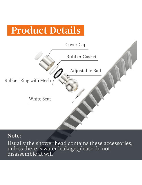 STEEL SHOWER SET CHROME SQUARE 20CM