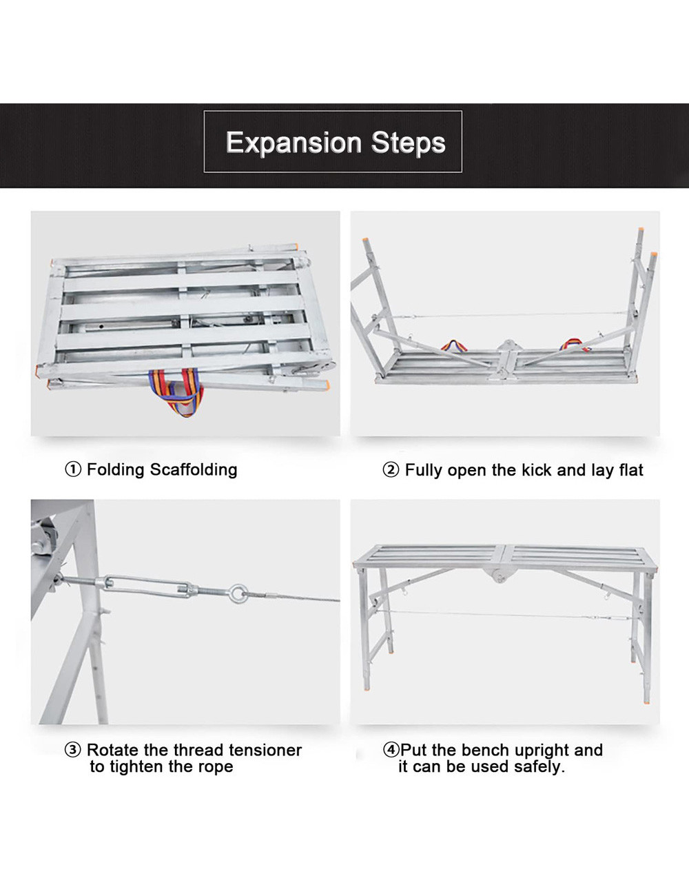 JAS-FC01 FOLDING HORSE STOOL