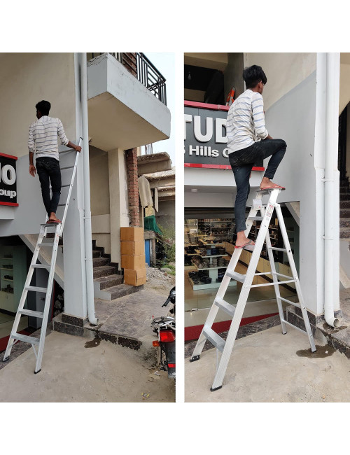 سلم المنيوم موديل سعودي 6 درج IND