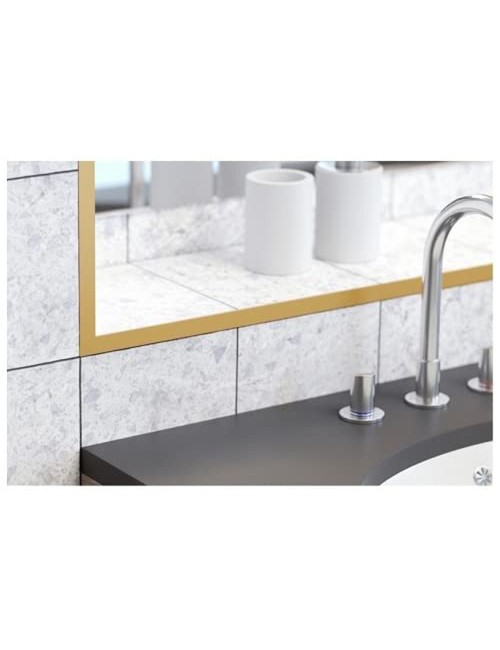 ALUMINIUM ANGLE TRIM 20 X 20 MM X 3 MTR GOLDEN