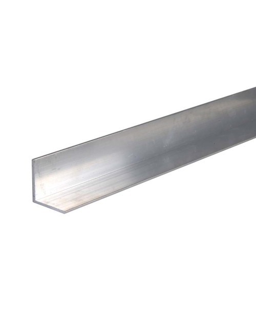 ALUMINIUM ANGLE TRIM 25 X 25 MM X 3 MTR SILVER