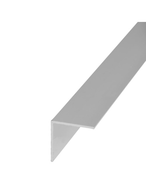 ALUMINIUM ANGLE TRIM 25 X 25 MM X 3 MTR SILVER