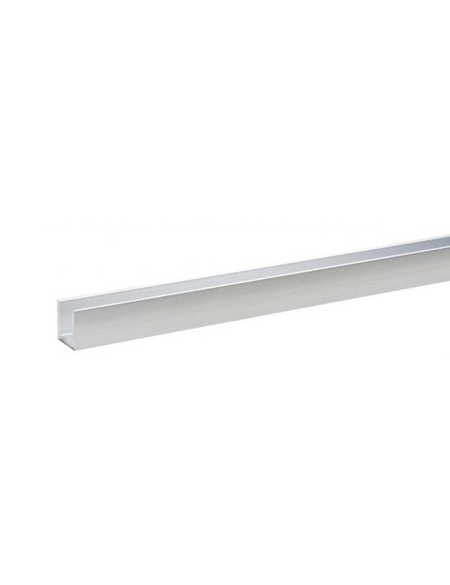 ALUMINIUM U CHANNEL 10 X 12 MM 2.7 MTR SILVER