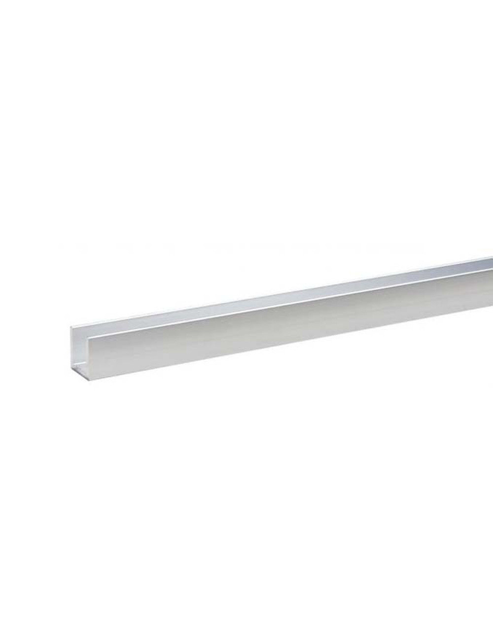 فضي مطفي 12× 8 ملي U زاوية المونيوم حرف CHN