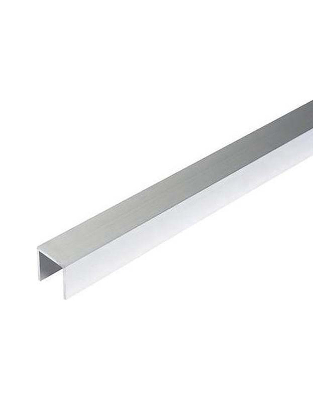 فضي مطفي 12× 8 ملي U زاوية المونيوم حرف CHN