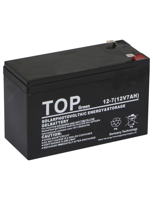 GEL SOLAR BATTERY 12V 7 AMP