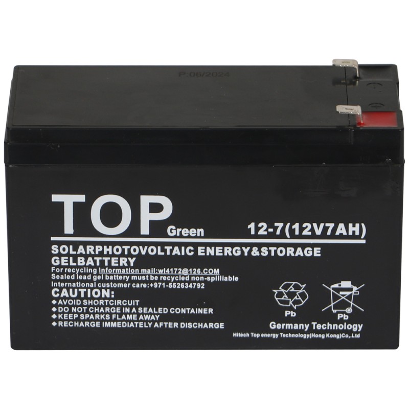 GEL SOLAR BATTERY 12V 7 AMP