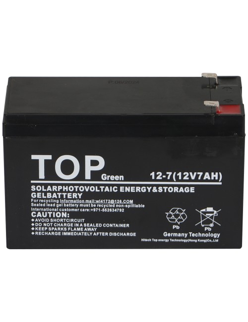 GEL SOLAR BATTERY 12V 7 AMP