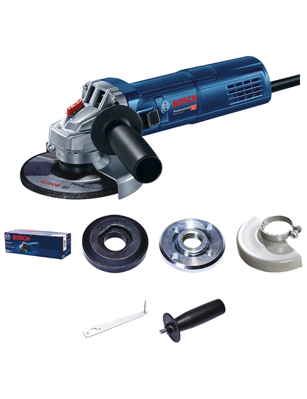 BOSCH GWS 9-115 ANGLE GRINDER 4.5"