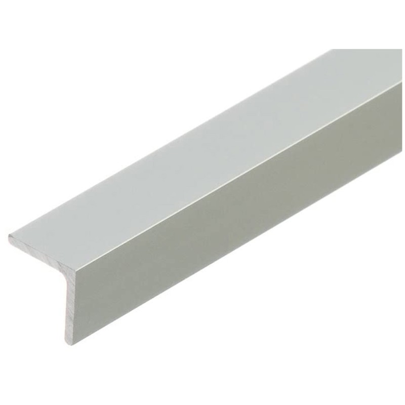 ALUMINIUM ANGLE TRIM 20 X 20 MM X 3 MTR SILVER