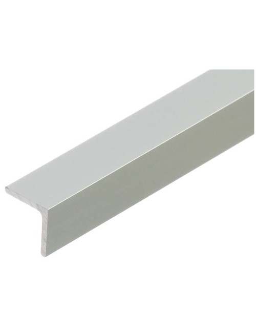 ALUMINIUM ANGLE TRIM 20 X 20 MM X 3 MTR SILVER