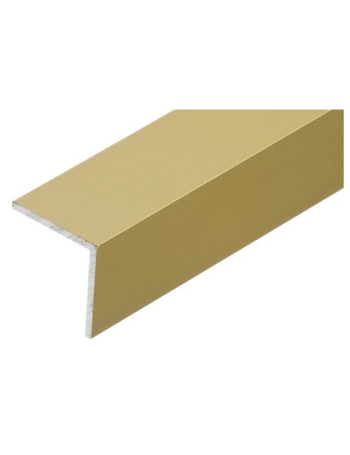 ALUMINIUM ANGLE TRIM 30 X 30 MM X 3 MTR GOLDEN