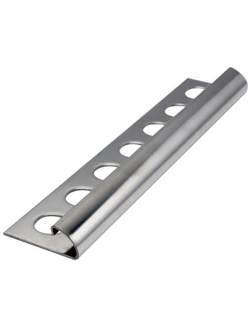 STAINLESS STEEL TILE TRIM SHINY SILVER 12 MM
