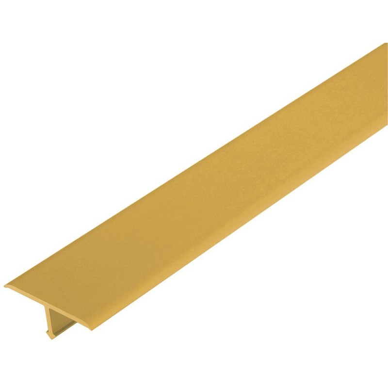 02-BJ- x 014-30 ALUMINIUM FLOOR TRIM GOLD 30 MM x 3 MTR