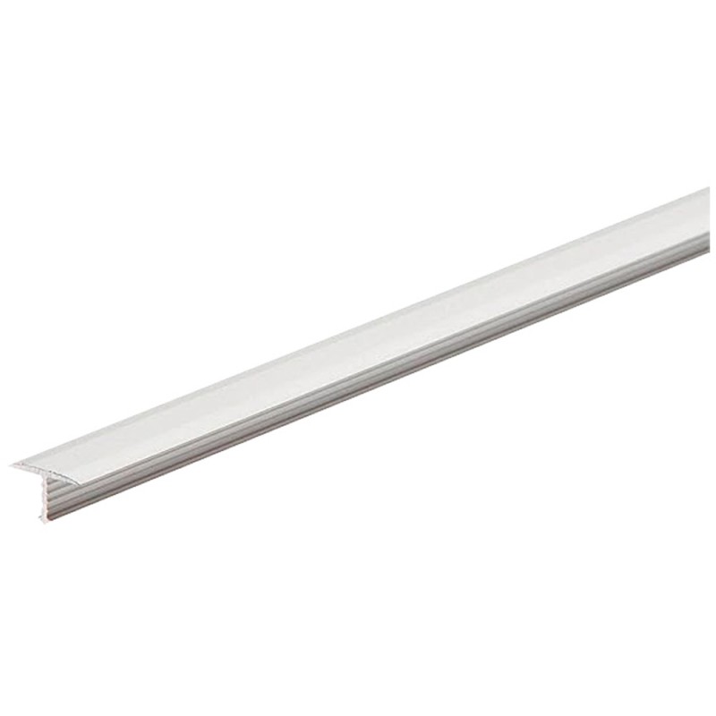 02-BJ- x 014-25 ALUM. FLOOR TRIM SILVER 25 MM x 3 MTR