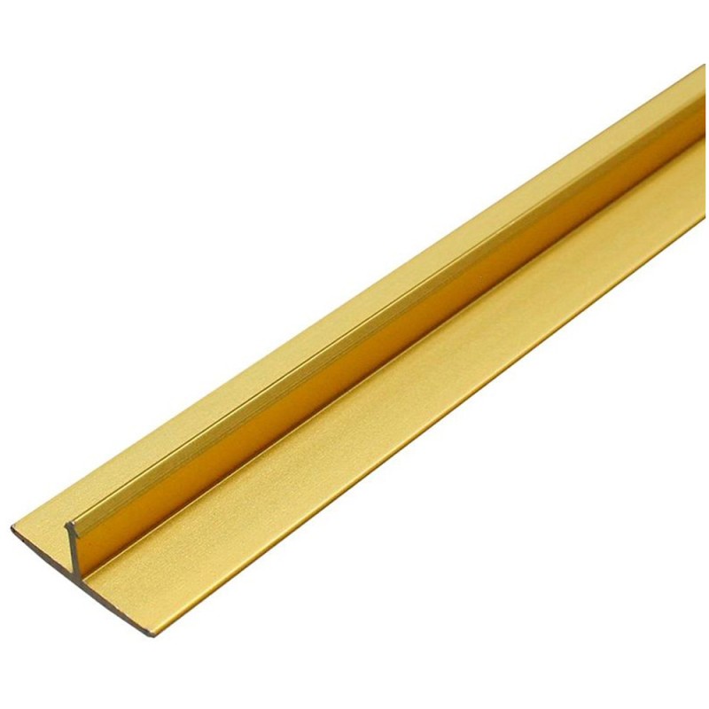 02-BJ- x 014-25 ALUMINIUM FLOOR TRIM GOLDEN 3 MTR
