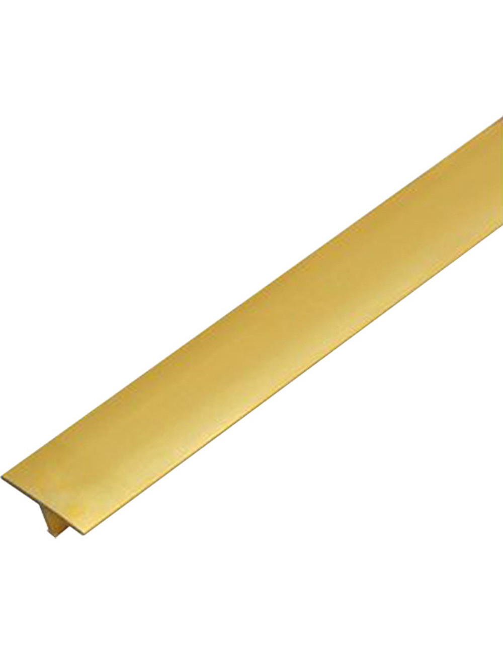 02-BJ- x 014-12.5 ALUM. FLOOR TRIM GOLD 12.5 MM