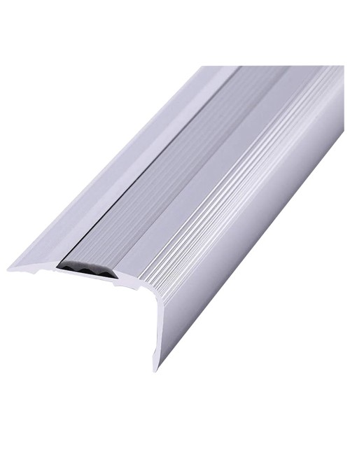 01-BJ-577 ALUMINIUM FLOOR TRIM MATT SILVER 3 MTR