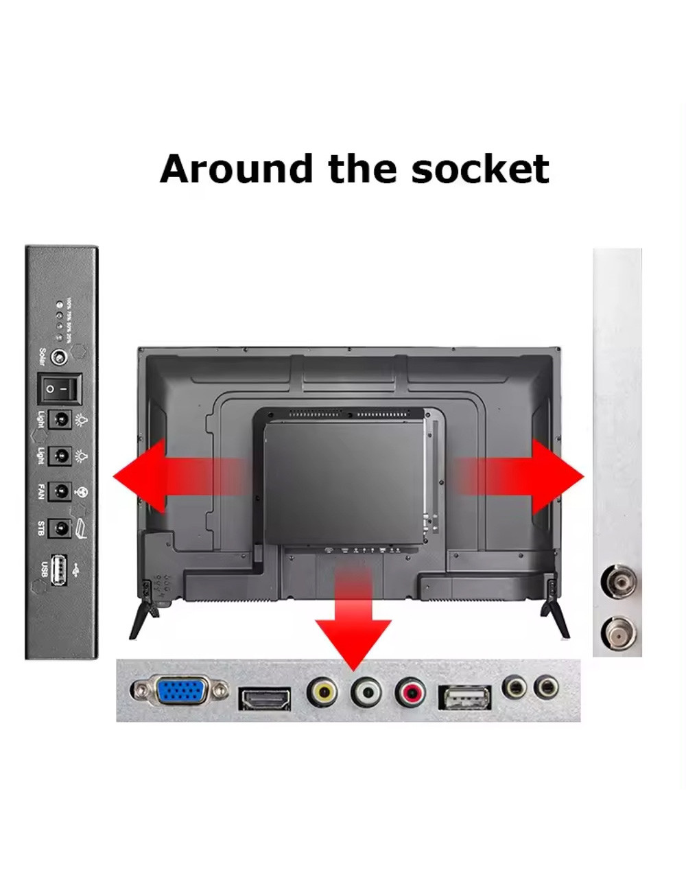 MRD-619 TELEVISION SOLAR WITH PANEL