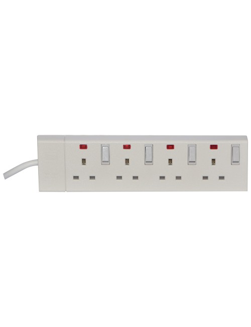 S+L CONT EXTENSION SOCKET BOARD 4 WAY 3 MTR