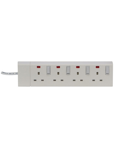 S+L CONT EXTENSION SOCKET BOARD 4 WAY 7.5 MTR