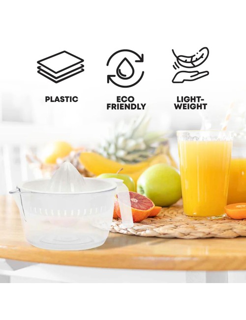 CITRUS JUICER WITH PLASTIC BOWL