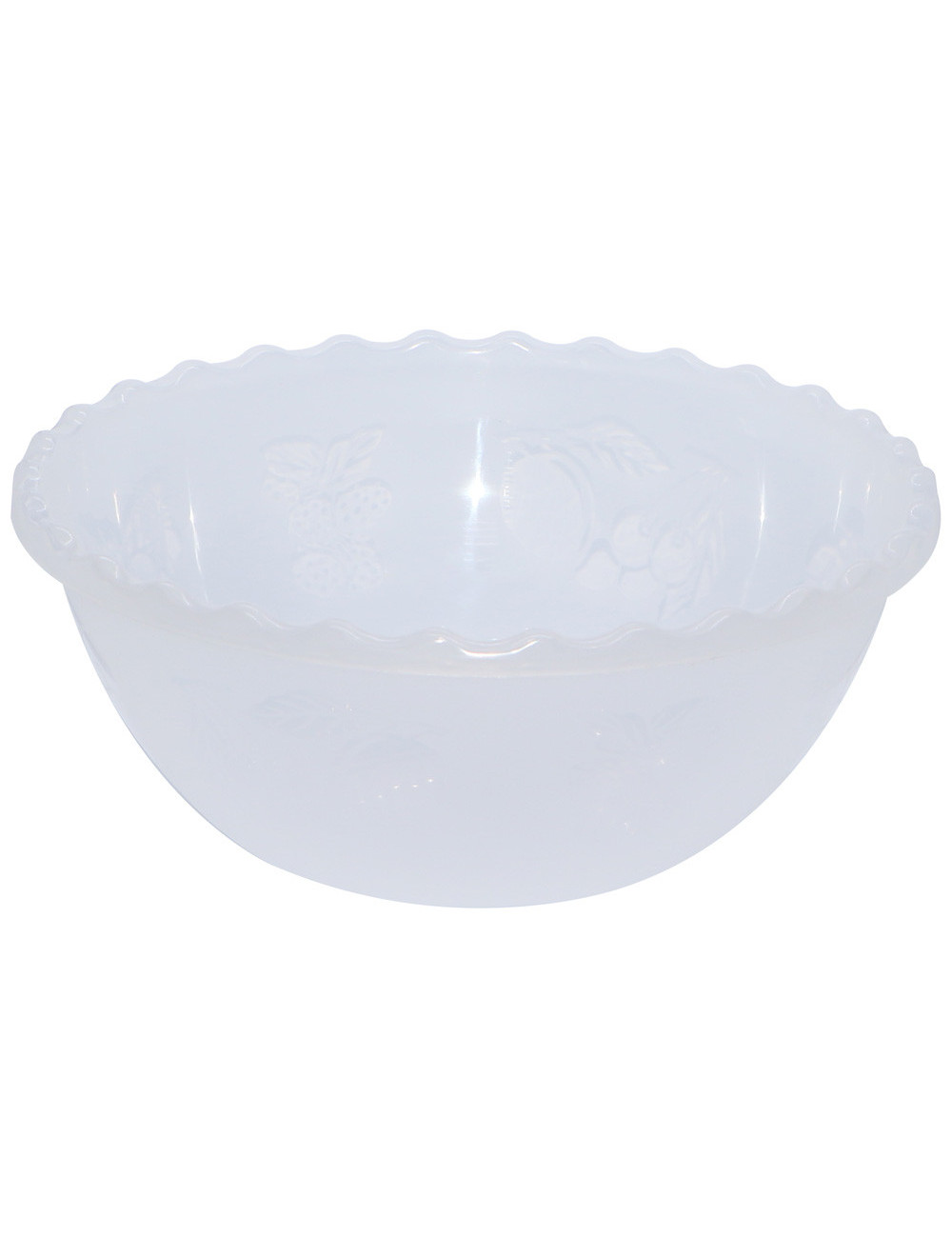 TRANSPARENT PLASTIC BOWL LARGE