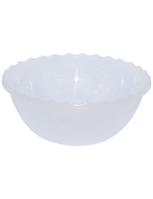 TRANSPARENT PLASTIC BOWL LARGE