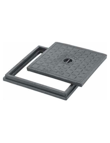 MANHOLE IRON GREY 50 CM x 50 CM