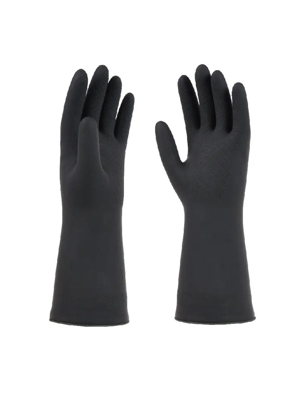 RUBBER GLOVES LABOUR BLACK XL