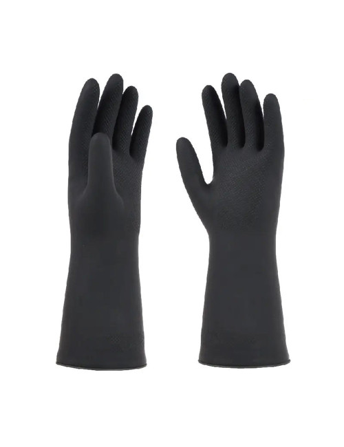RUBBER GLOVES LABOUR BLACK XL