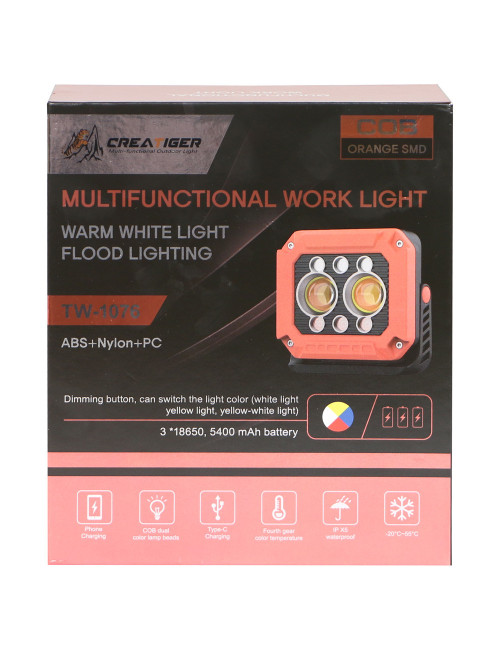 TW-1076 MULTIPURPOSE CHARGEABLE LIGHT