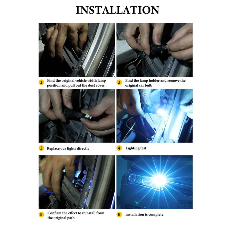 T10-3030-65MD-W LED CAR BULB