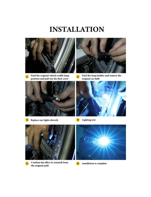 T10-3030-65MD-W LED CAR BULB