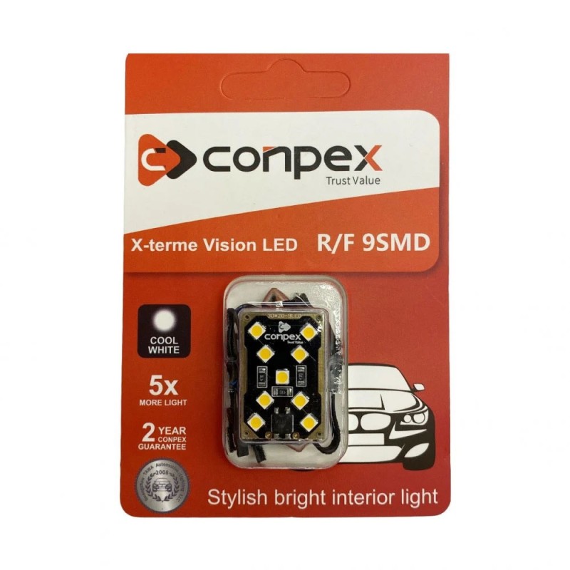 R/F 9SMD LED لمبة سيارة