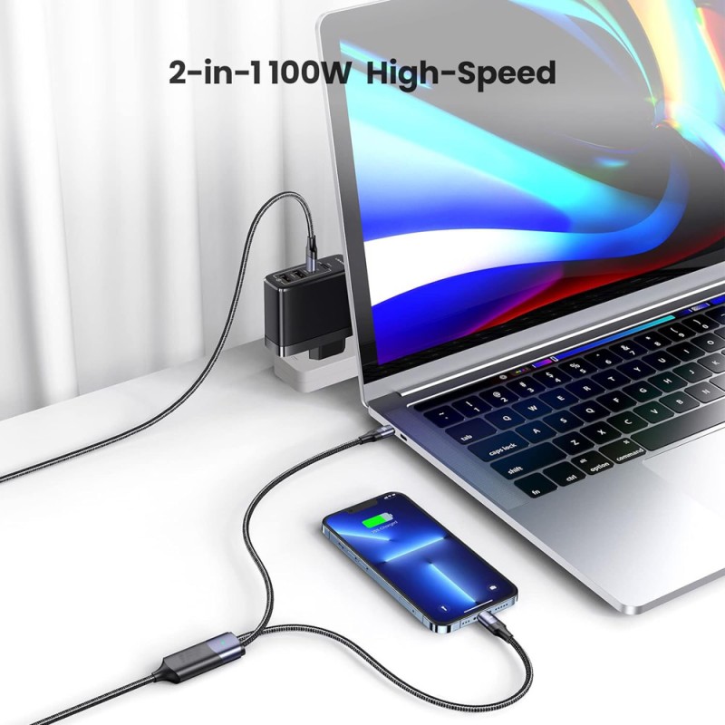GO-DES GD-UC803 T.C 2IN1 كيبل شحن